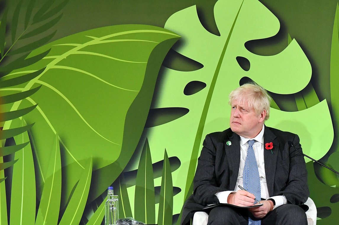 <p>Der britische Gastgeber Boris Johnson verspricht großen Klimaschutz – treibt aber gleichzeitig die Erschließung eines riesigen Ölfeldes voran</p>
